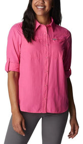 Camisa Columbia Feminina Silver Ridge 3.0 Manga Longa